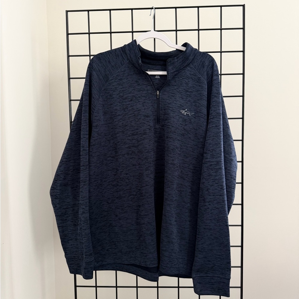 Greg Norman Collection Men's Dark Blue Zip-Up Sweater